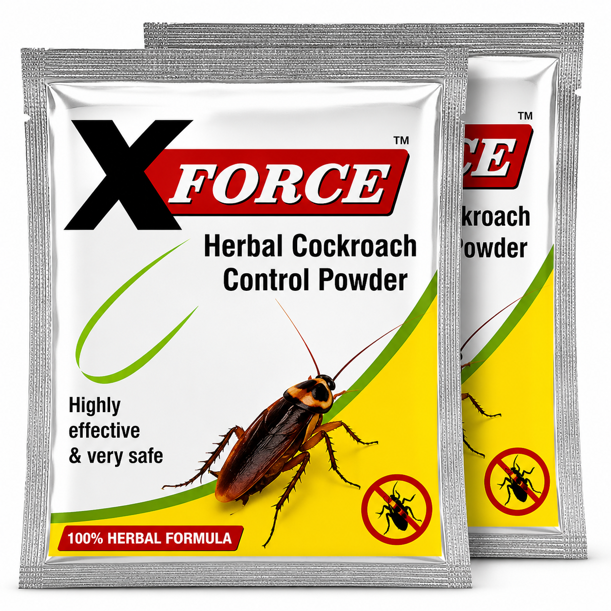 X Force Herbal Cockroach Control Powder (Pack Of 2 )